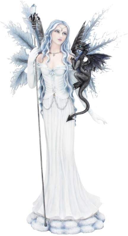 Nemesis Now Adica 57 cm Figur, Kunstharz, Weiß
