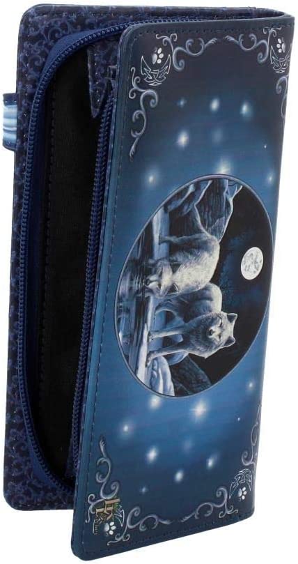 Nemesis Now Warriors of Winter Lisa Parker geprägte Geldbörse, 19 cm, Blau, PU, ​​18,5 cm