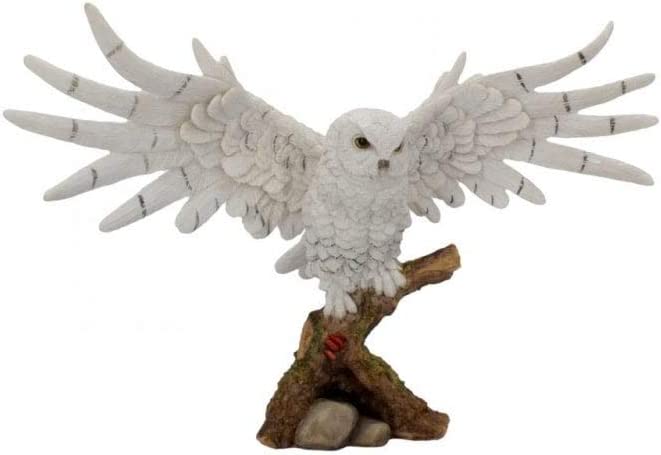 Nemesis Now Snowy Rest Figur, 30 cm, Weiß