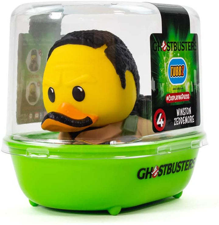 TUBBZ Ghostbusters Winston Zeddemor Sammlerfigur aus Gummiente – Offizielles Ghostbusters-Merchandise – Einzigartiges Vinyl-Geschenk in limitierter Auflage für Sammler