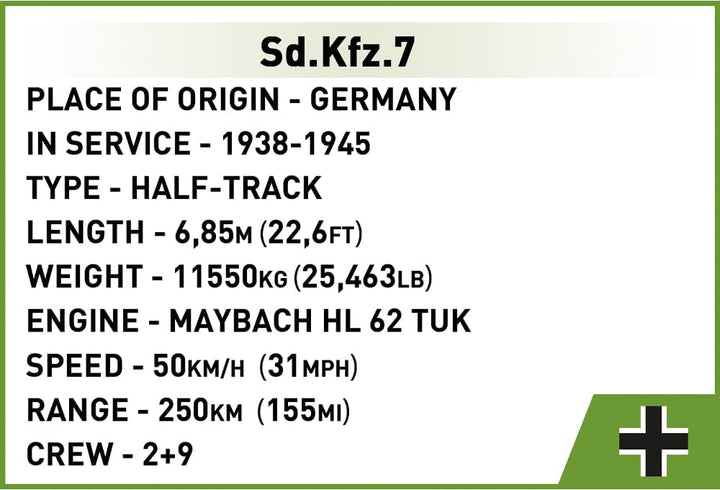 Sd.Kfz 7 Halbkettenfahrzeug