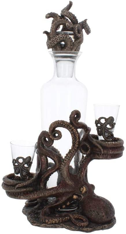 Nemesis Now Tentacle Temptation Dekanter 39 cm, transparent