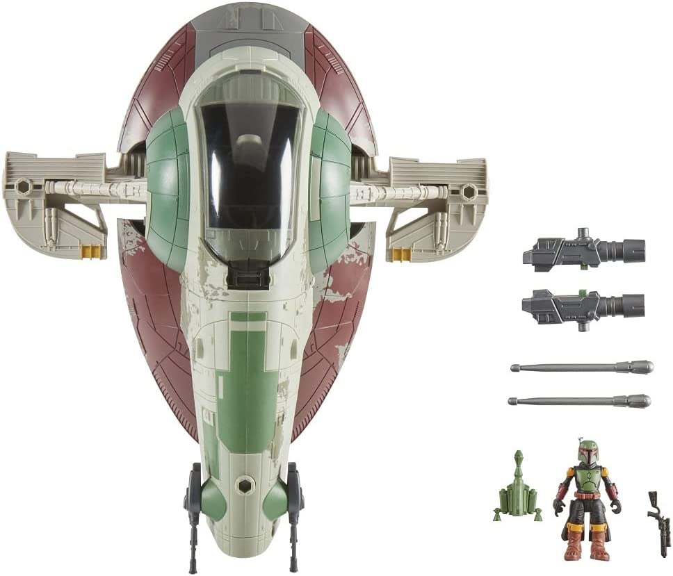 Star Wars Mission Fleet Starship Skirmish, Boba Fett and Starship Toy for Kids,