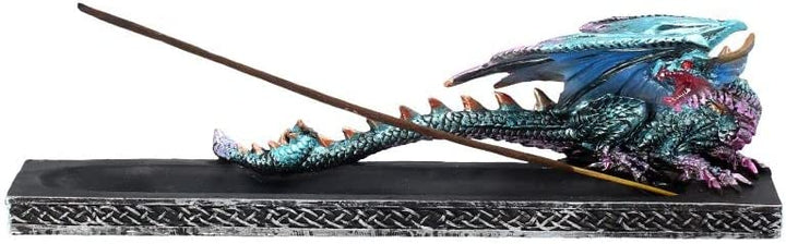 Nemesis Now Incense Guardian Räuchergefäß, 10 cm, Blau