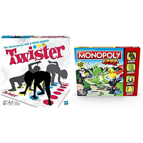 Hasbro Gaming Twister & Monopoly Junior Game