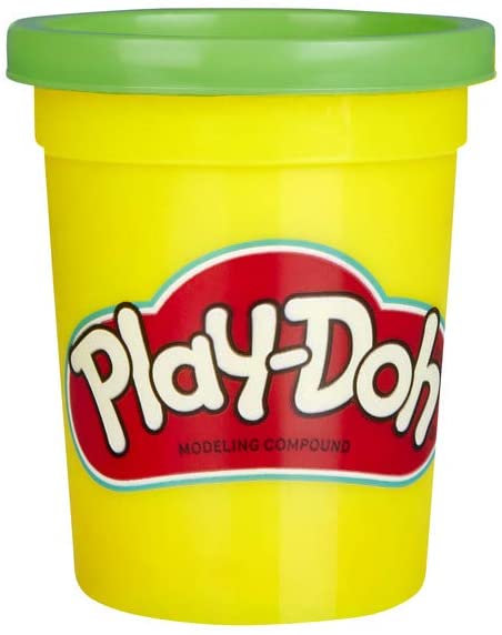 Play-Doh Bulk 12er-Pack grüne, ungiftige Modelliermasse, 4-Unzen-Dosen