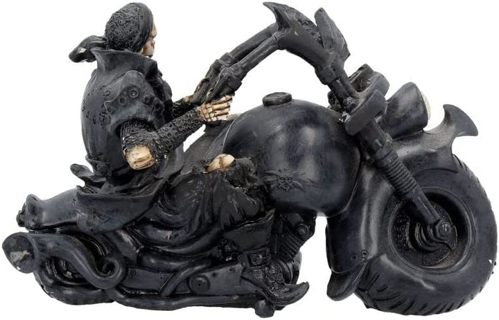 Nemesis Now Screaming Wheels 18 cm, Harz, Schwarz