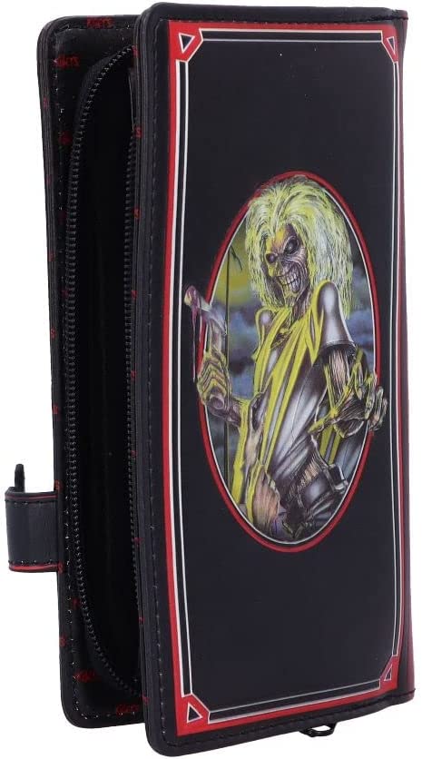 Nemesis Now offiziell lizenzierte Iron Maiden Killers geprägte Geldbörse, Schwarz, 18,5c