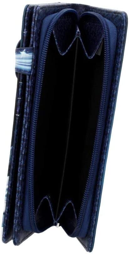 Nemesis Now Warriors of Winter Lisa Parker geprägte Geldbörse, 19 cm, Blau, PU, ​​18,5 cm