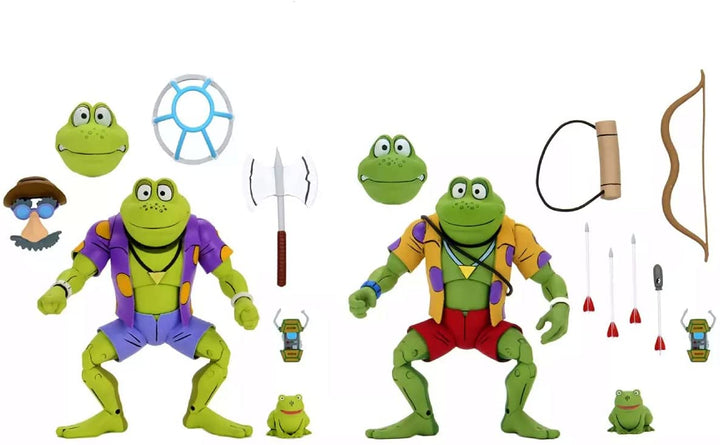 Dschingis &amp; Rasputin (TMNT) 2er-Pack Neca-Actionfiguren