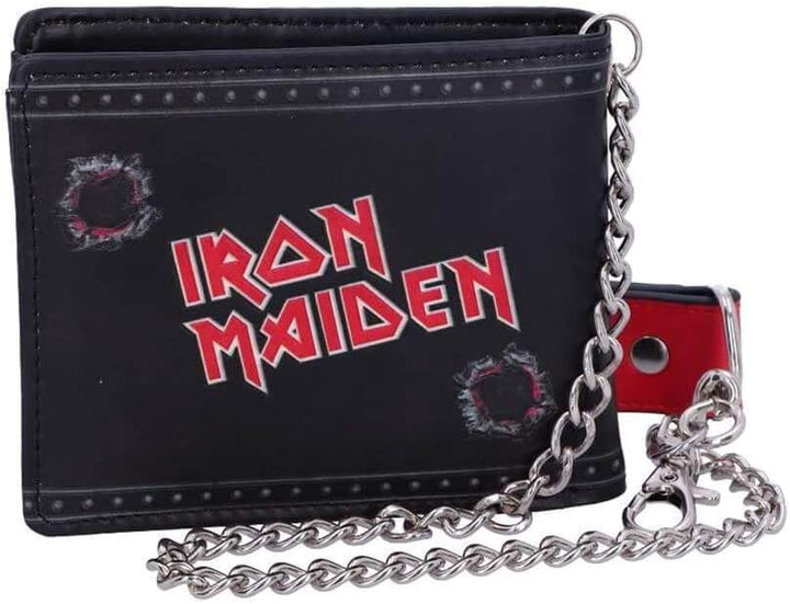 Nemesis Now offiziell lizenzierte Iron Maiden Eddie Trooper Geldbörse, PU, ​​Schwarz, 11 cm