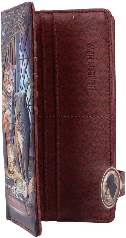 Nemesis Now Purrlock Holmes geprägte Geldbörse, Braun, 18,5 cm