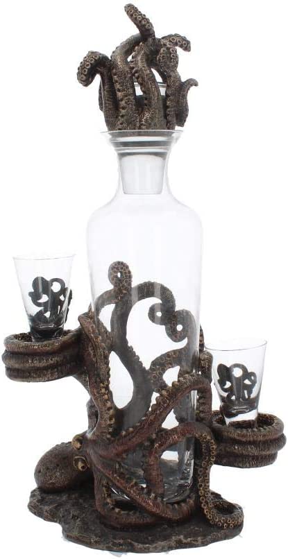 Nemesis Now Tentacle Temptation Dekanter 39 cm, transparent