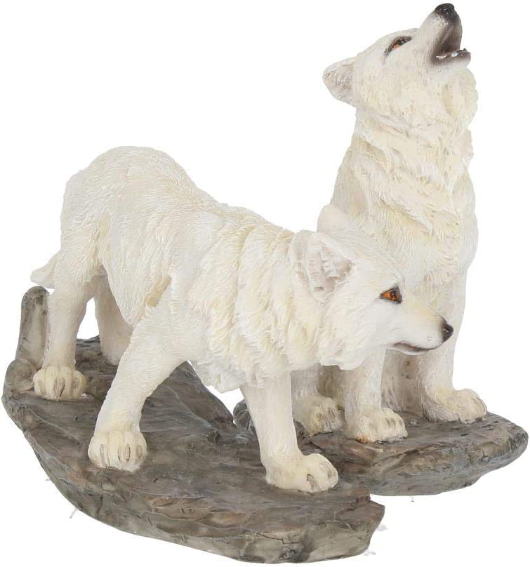 Nemesis Now H2518G6 Figur „Before the Chase“ (2er-Set), 17 cm, Weiß