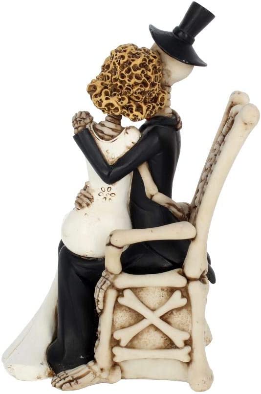 Nemesis Now For Better, For Worse - Skeleton Bride and Groom Resin Figurine