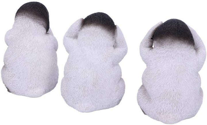 Nemesis Now U4921R0 See No, Hear No, Speak No Evil Kaiserpinguin-Küken-Figur