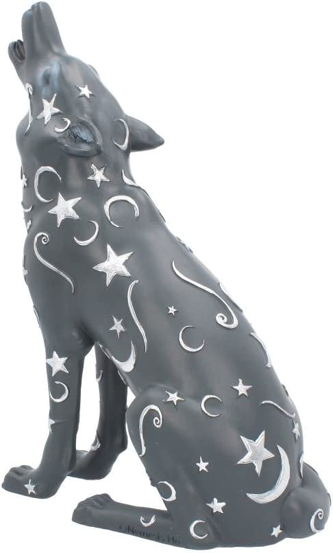 Nemesis Now Lupus-Figur, 29 cm, Grau, Kunstharz, Einheitsgröße