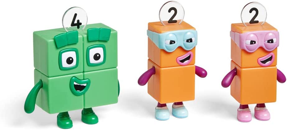 Learning Resources HM95355-UK Numberblock Four and The Terrible Twos, Einheitsgröße