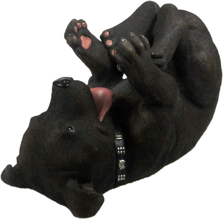 Nemesis Now Guzzlers Staffordshire Bull Terrier Weinflaschenhalter, 20 cm, Schwarz