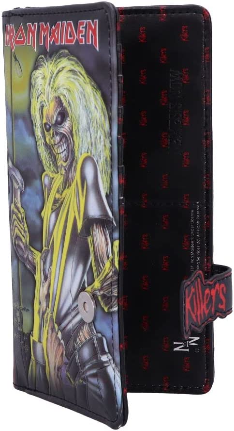 Nemesis Now offiziell lizenzierte Iron Maiden Killers geprägte Geldbörse, Schwarz, 18,5c