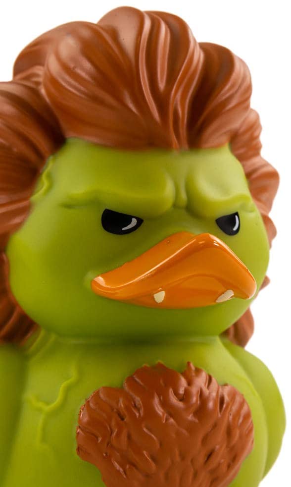 TUBBZ Street Fighter Blanka Sammelfigur aus Gummiente – Offizielles Street Fighter-Merchandise – Einzigartiges Vinyl-Geschenk in limitierter Auflage für Sammler