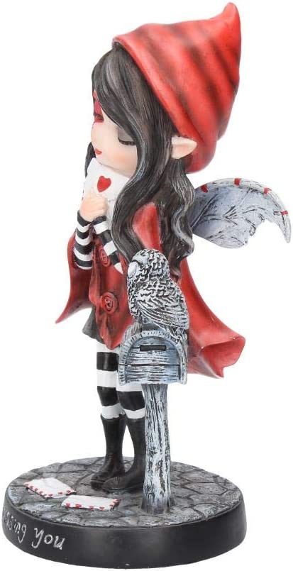 Nemesis Now Missing You Figur, 24 cm, Rot