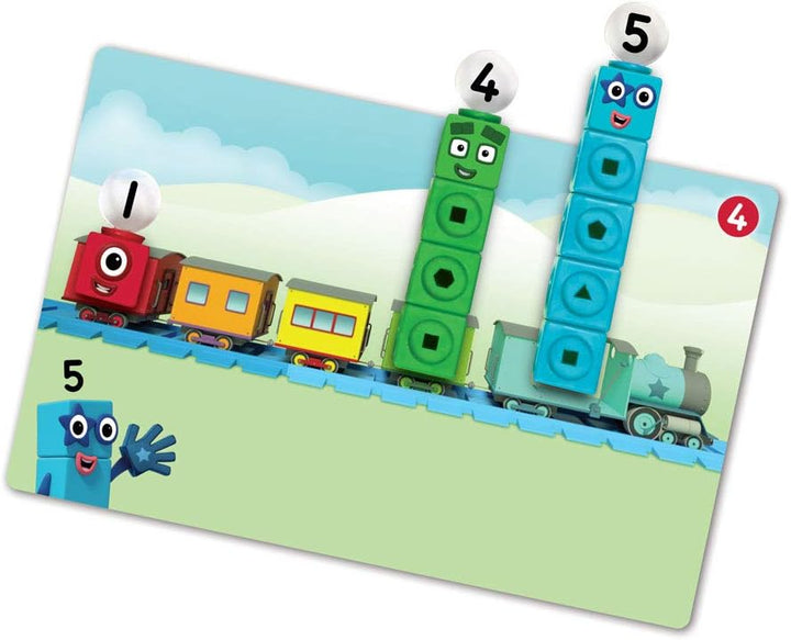 Learning Resources LSP0949-UK MathLink Cubes Numberblocks 1-10 Aktivitätsset, Mathe-Lernen für frühe Jahre, Bauen, Lernen und Spielen im Klassenzimmer und zu Hause.