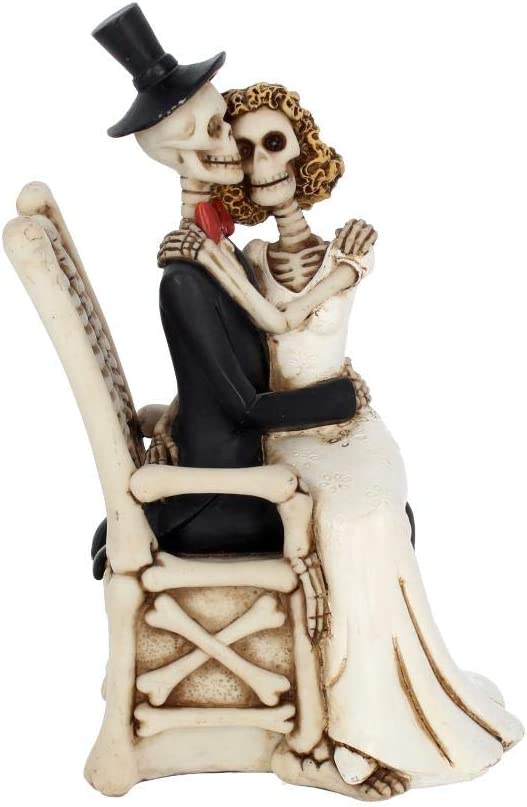 Nemesis Now For Better, For Worse - Skeleton Bride and Groom Resin Figurine 6