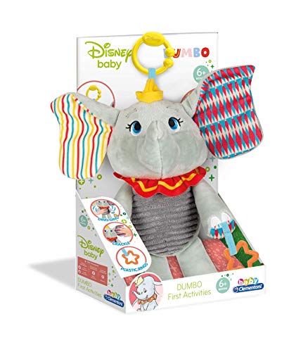 Clementoni 17297 Disney Dumbo Aktivitätsplüsch, mehrfarbig
