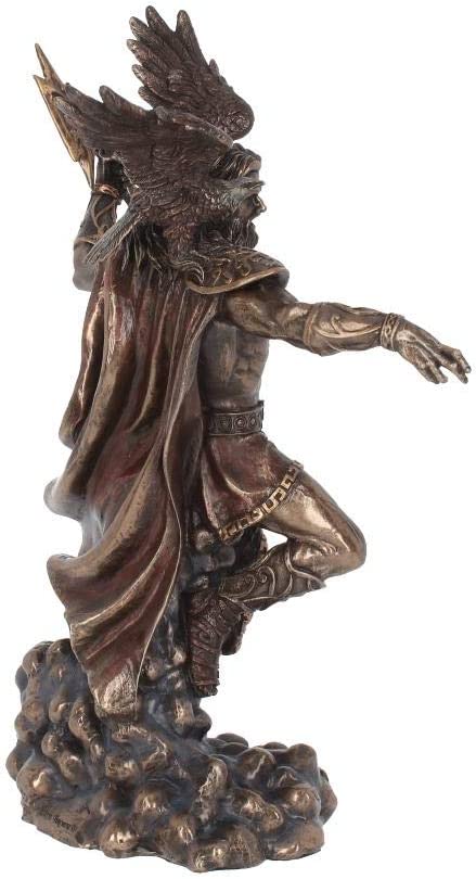 Nemesis Now Zeus-Figur, 36 cm, Bronze