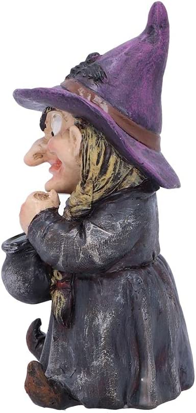 Nemesis Now D5049R0 Doppelte kleine Hexen- und Kesselfigur, Polyresin, Schwarz,