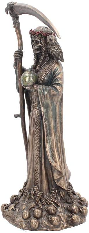 Nemesis Now Santa Muerte Bronze Resin Statue Figurine 4