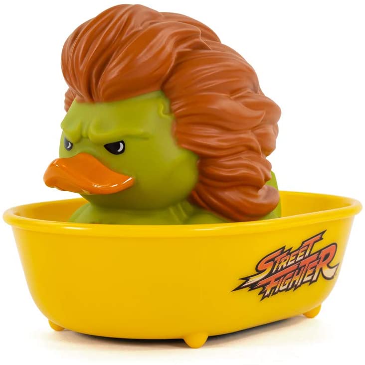 TUBBZ Street Fighter Blanka Sammelfigur aus Gummiente – Offizielles Street Fighter-Merchandise – Einzigartiges Vinyl-Geschenk in limitierter Auflage für Sammler
