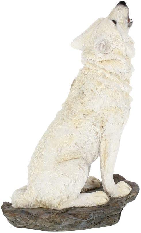 Nemesis Now Storms Cry - Howling White Wolf Resin Figurine (H2521G6) 4