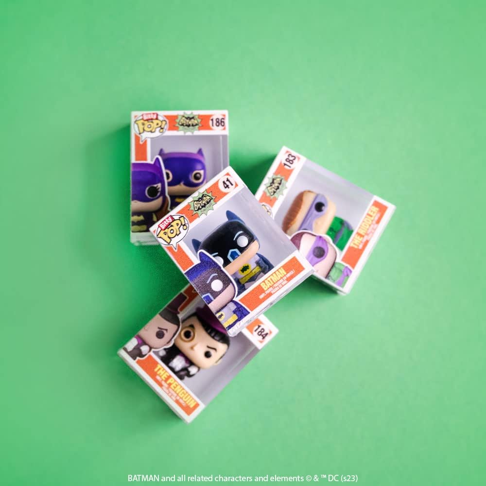 Funko Bitty Pop! DC Comics 4-Pack Series 1 - Batman, Robin, Scarecrow & Mystery Vinyl Figures (71311) 10