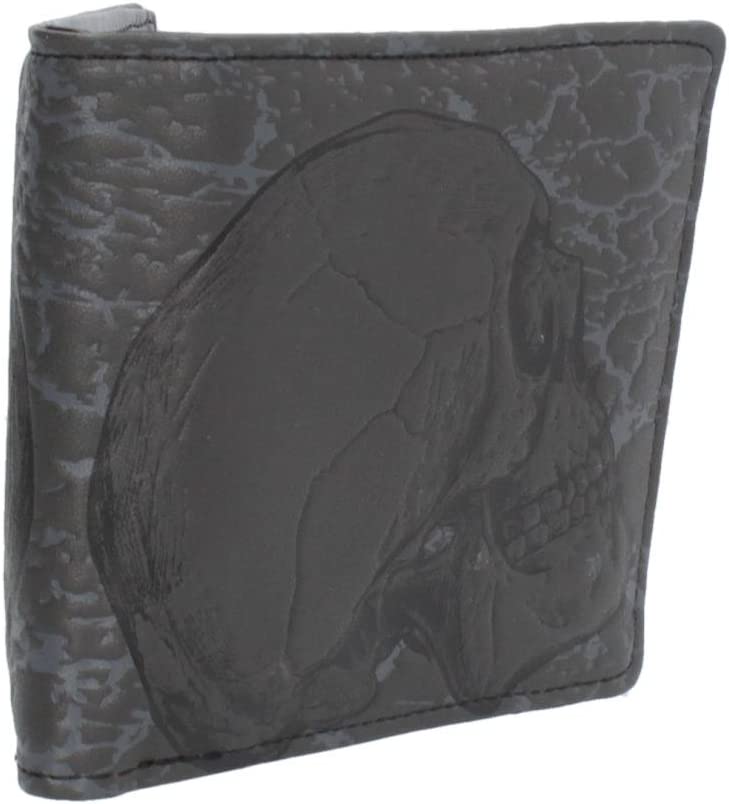 Nemesis Now C4265M8 Memento Mori Geldbörse 10 cm Schwarz, PU