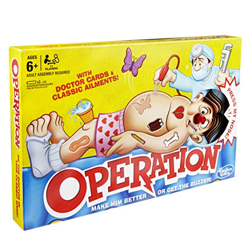 Hasbro Gaming Classic Operation Game Board Game (B2176348)