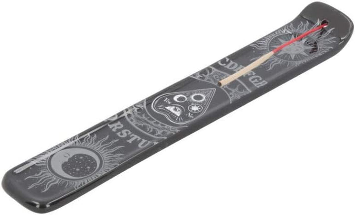 Nemesis Now U4574N9 Spirit Board Räucherstäbchenhalter, 24,5 cm, Schwarz