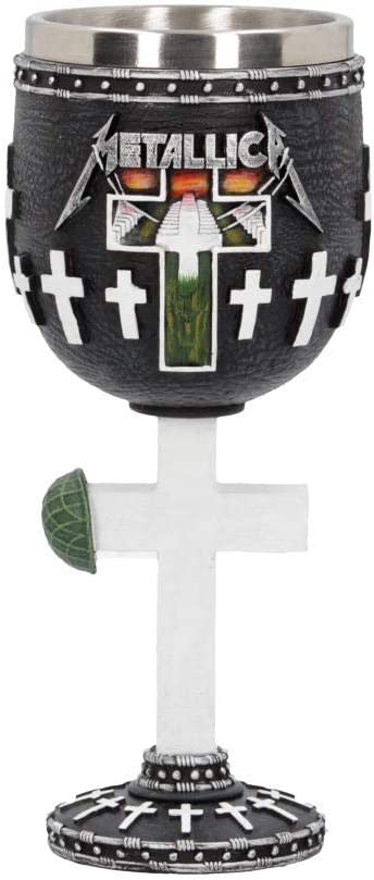 Nemesis Now Metallica Master of Puppets Resin Goblet with Stainless Steel Insert