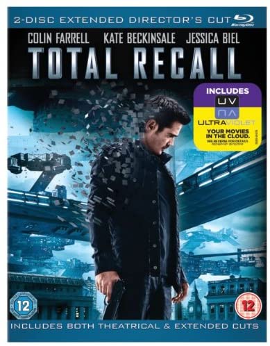 Total Recall [2012] [Region Free] - Action/Sci-fi [Blu-ray]