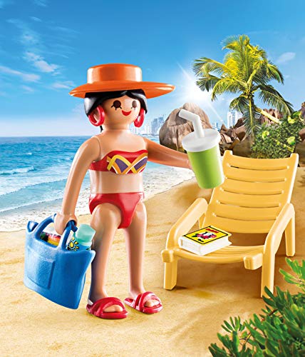 Playmobil 70300 Special Plus Sonnenliege mit Liegestuhl, 9,29 x 11,98 x 3,81 cm, bunt