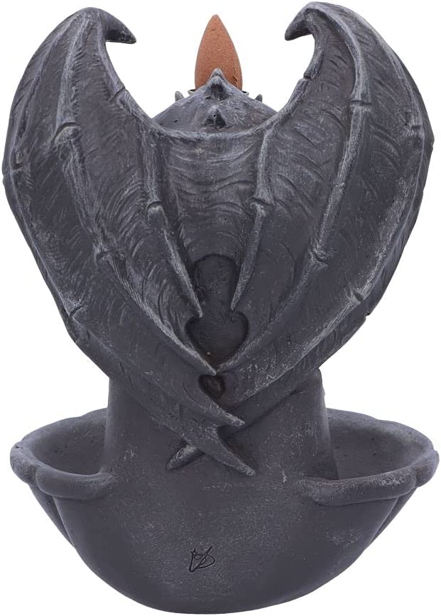 Nemesis Now Grotesque Smoke Backflow Räuchergefäß 17,8 cm, Grau