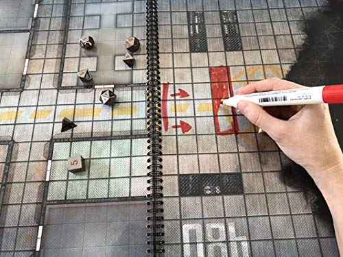 Giant Book of Sci-Fi Battle Mats (A3) - Loke Battle Mats
