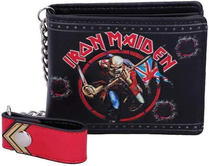 Nemesis Now offiziell lizenzierte Iron Maiden Eddie Trooper Geldbörse, PU, ​​Schwarz, 11 cm