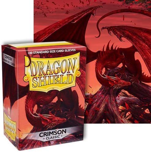 Dragon Shield – klassische Standard-Hüllen, 100 Stück – Crimson, ART10021