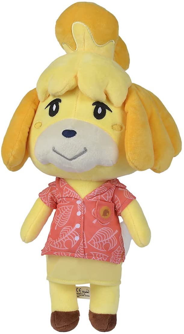 Animal Crossing 109231006 Isabelle XL 40CM Stofftier, Mehrfarbig