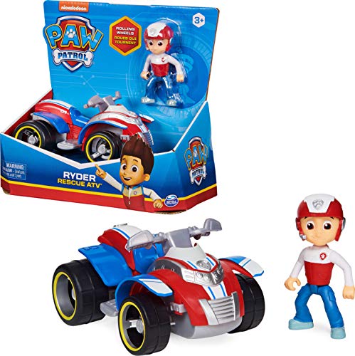 PAW Patrol Ryders Rettungs-ATV-Fahrzeug mit Sammelfigur, für Kinder ab 3 Jahren