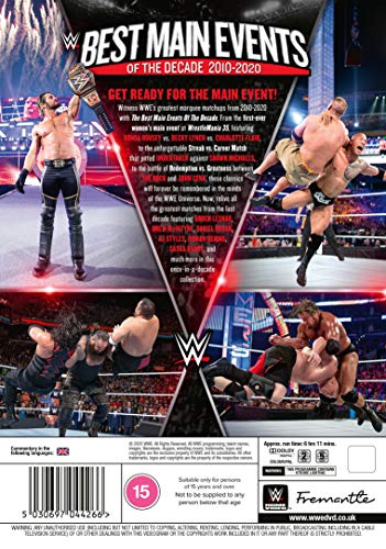 WWE: Die besten Hauptereignisse des Jahrzehnts 2010–2020 [DVD] – Action [DVD]