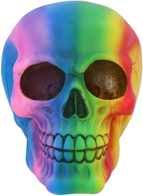 Nemesis Now U5084R0 Regenbogenschädel, 15,5 cm, Polyresin, mehrfarbig, Einheitsgröße