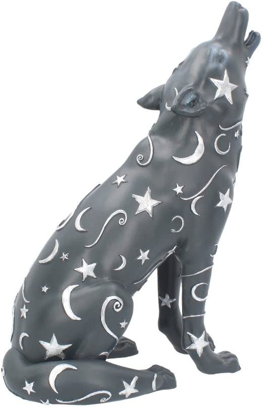 Nemesis Now Lupus-Figur, 29 cm, Grau, Kunstharz, Einheitsgröße